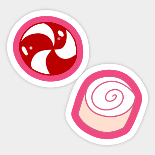 Peppermint Candy Pieces Sticker